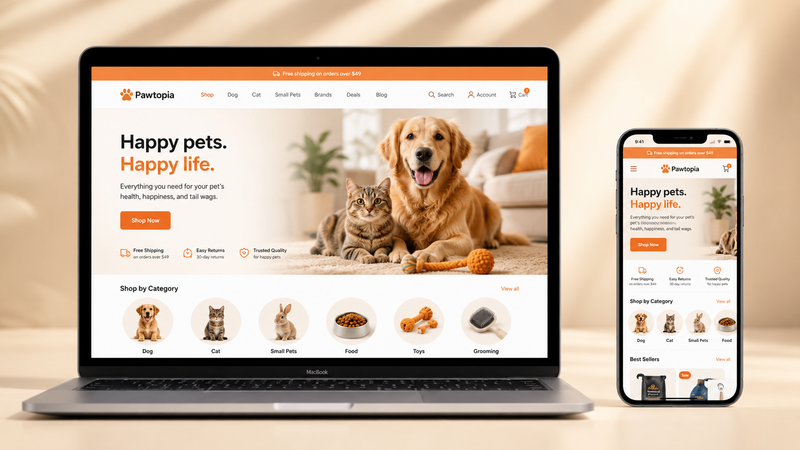 Buy a Ready-Made AI Pet Supplies Dropshipping Business