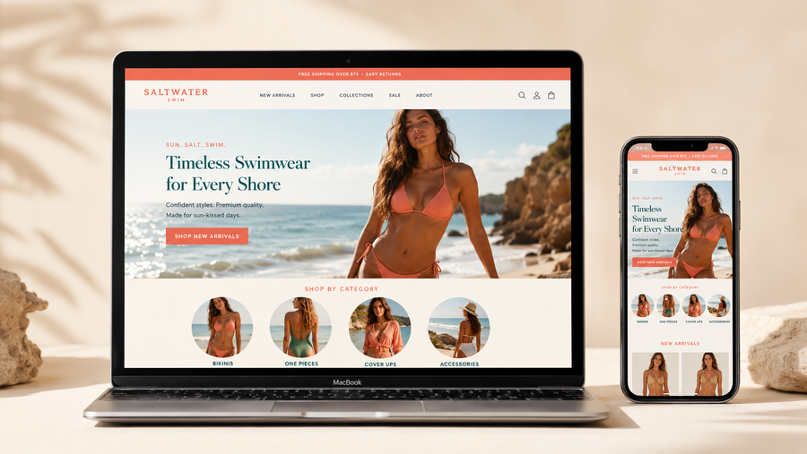 Buy a Ready-Made AI Women's Swimwear Dropshipping Business