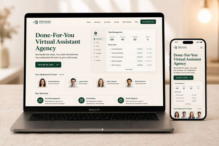 Buy Turnkey Virtual Assistant Agency: Ready-Made Drop Servicing Business