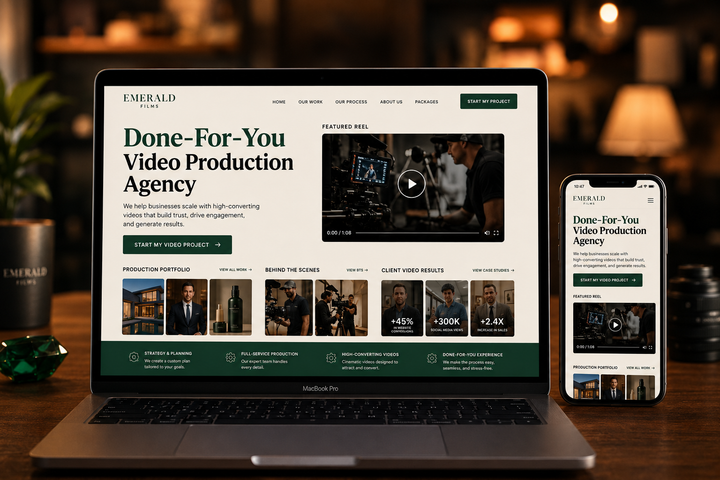 Buy Turnkey Video Production Agency: Done-For-You B2B Business