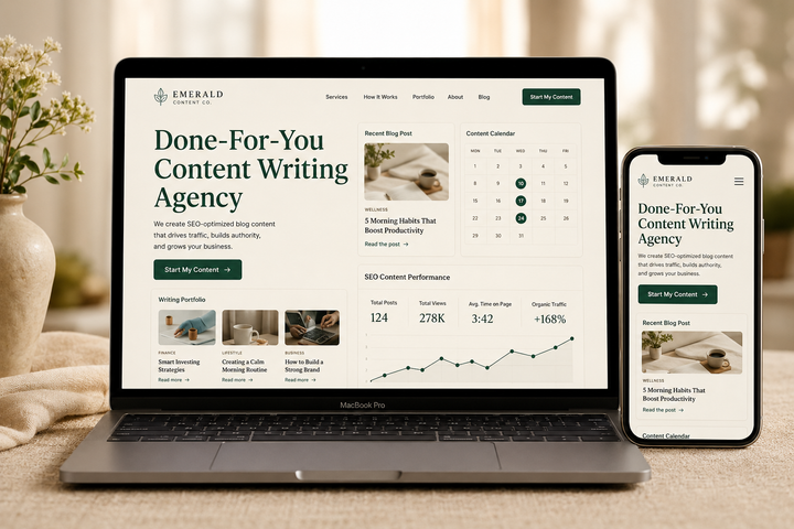 Buy Turnkey Content Writing Agency: Done-For-You B2B Business